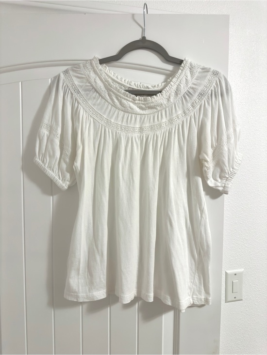 LOFT Tops - LOFT 100% Cotton White Tee
